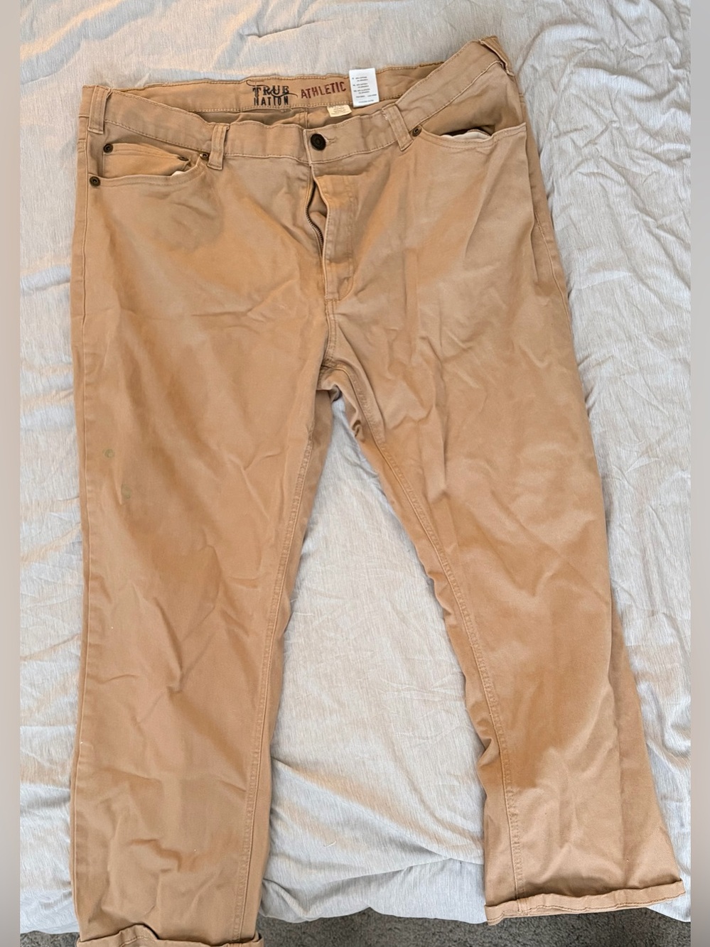 Men's True Nation Athletic Tan Utility Cargo Pants